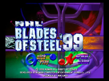 NHL Blades of Steel '99 (USA) screen shot title